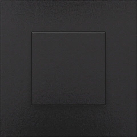 Niko Enkelvoudige drukknop,Pure Piano Black 200-51001