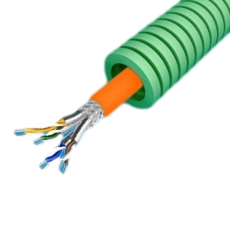 Preflex SAFE Ø16mm² met S/FTP Cat7 - rol 100m  FLEXFTPCAT7_R100