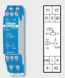 Eltako Stuurmodule SUD12 voor universele dimmers SUD12