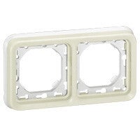 Legrand Plexo Inbouwkader- 2 horizontale mechanismen -wit 69694