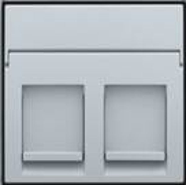 Niko Afwerkingset 2 x RJ11/RJ45 Sterling 121-65200