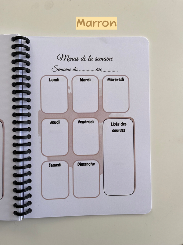 Recharge menus de la semaine