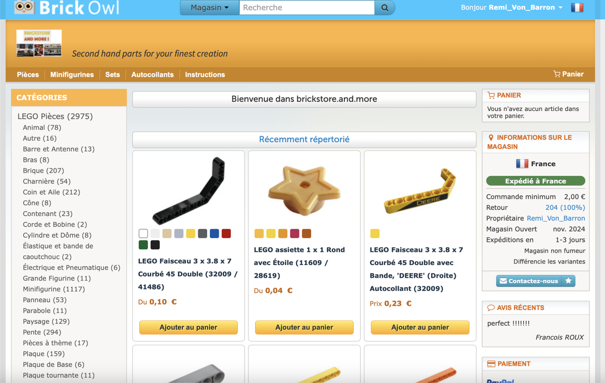Vente de briques | brickstore.and.more