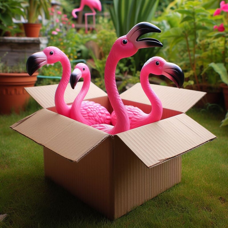 Dont you just love our flamingos? (AI)