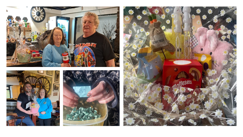 Easter fundraising in the community