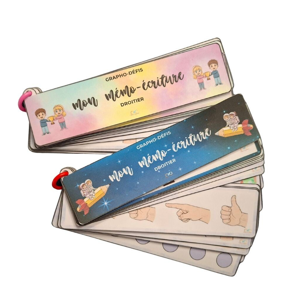 Mémo écriture droitier