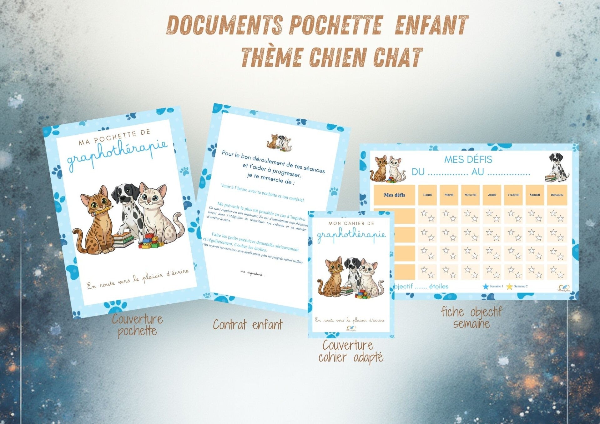 Documents pochette thème Animaux familiers
