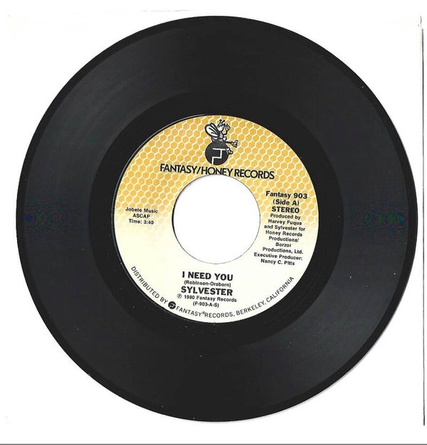 Sylvester - I Need You / Doin' It For The Real Thing 45RPM Record (New)