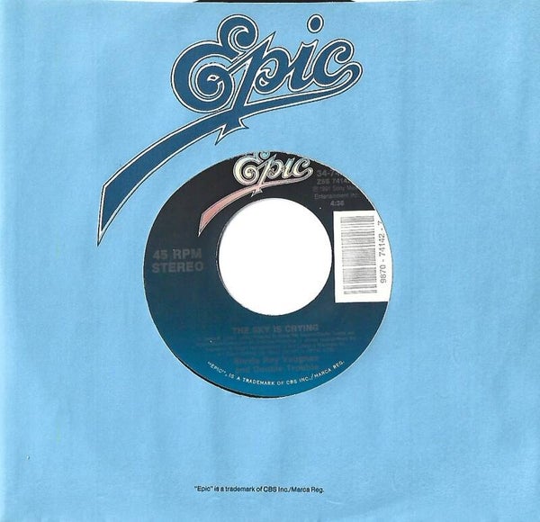 Stevie Ray Vaughan & Double Trouble - The Sky Is Crying (New) 7" 45 RPM Single