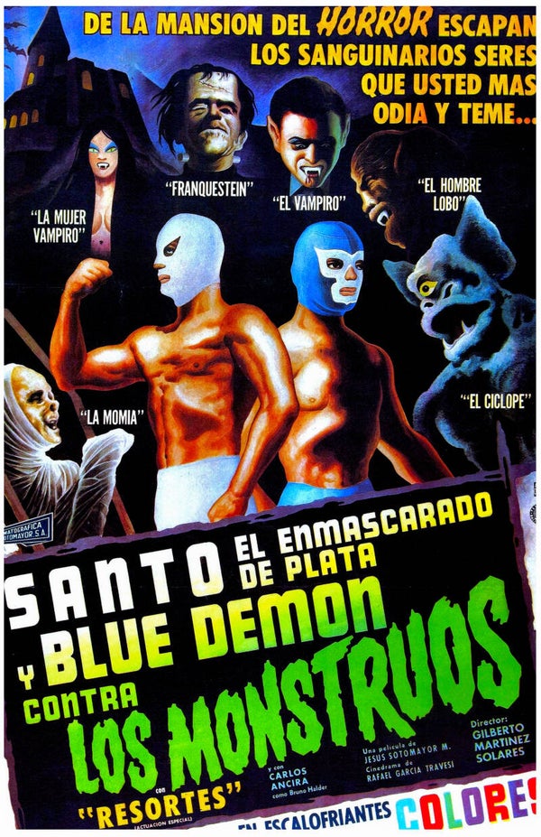 Santo and Blue Demon vs the Monsters