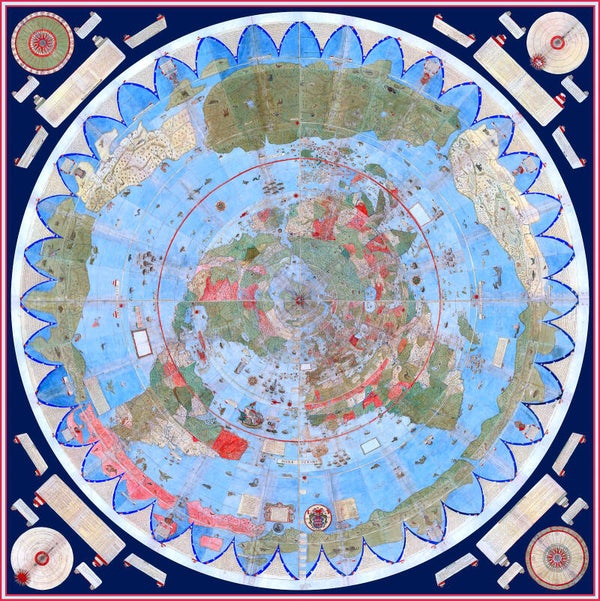 Composite Earth Map Circa 1587