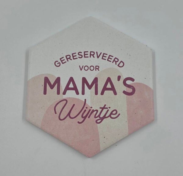 Keramieken onderzetter - Mama