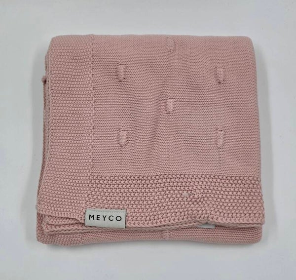 Meyco Deken Knots Pink