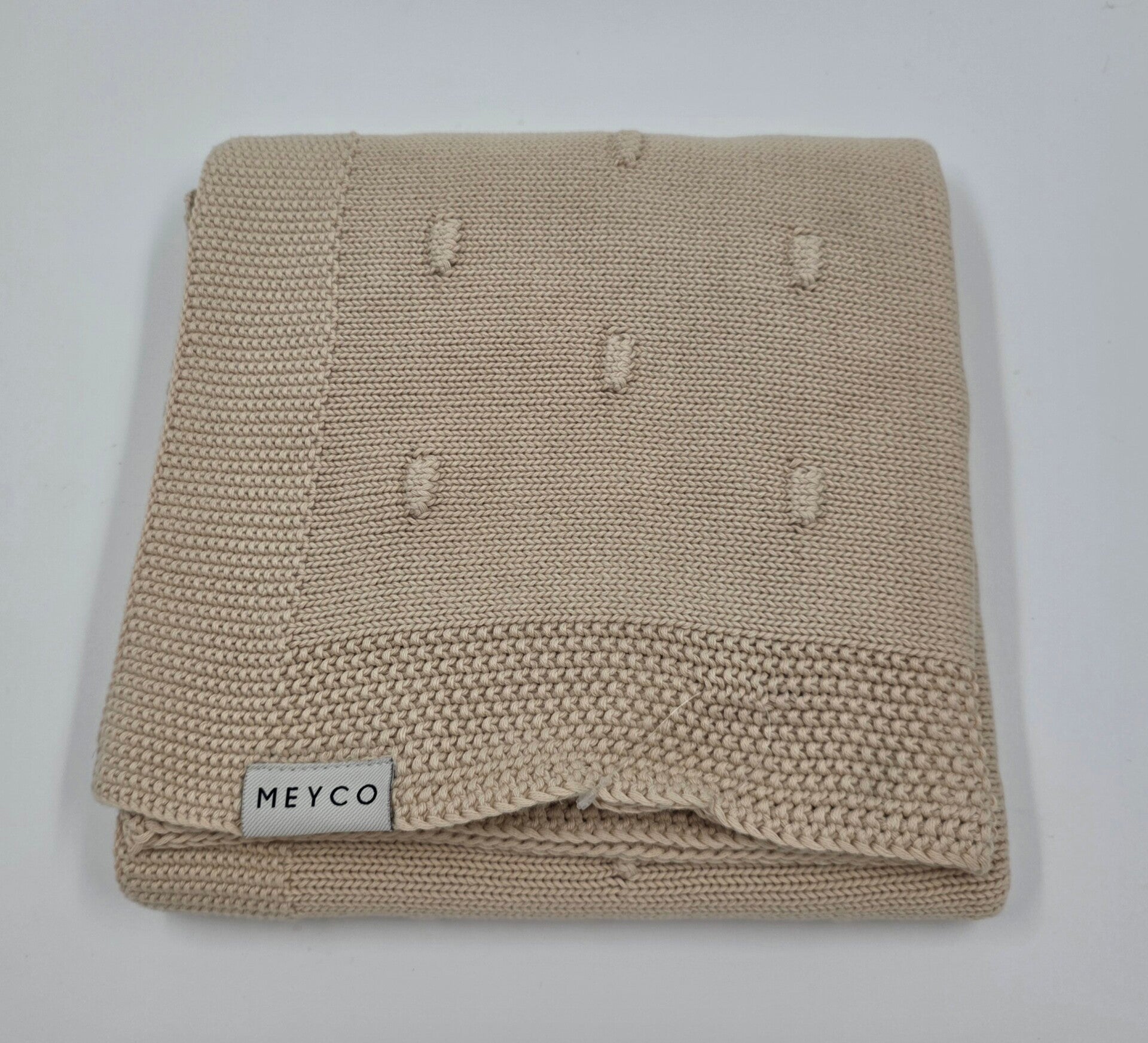 Meyco Deken Knots Soft Sand