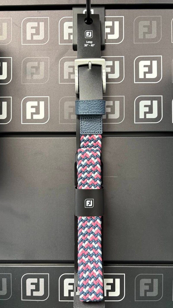 FJ Belt - Navy/Pink