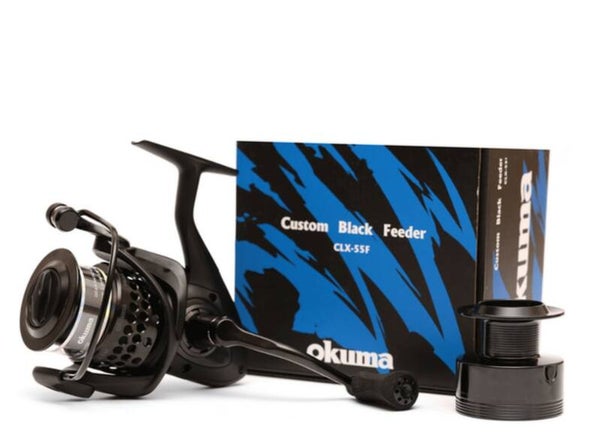 Okuma Custom Black Feeder 55 CLX