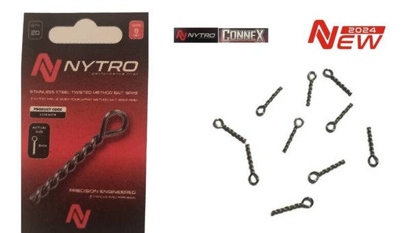Nytro Stainless Stell twisted method bait spike  8 mm