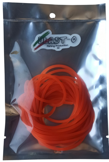 Mosella UK Elastico Per Palo Massiccio OZONE - Arancione 1,2 Mm (Misura 8) - 6 Metri