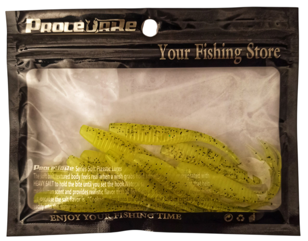 Wdairen Soft Lure # 4 Yellow/Glitter