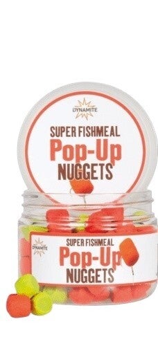 Dynamitebaits Nuggets Super Fishmeal Pop-Up   (rossi/gialli)