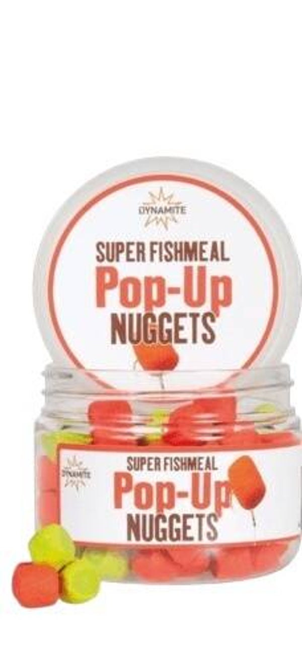 Dynamitebaits Nuggets Super Fishmeal Pop-Up   (rossi/gialli)