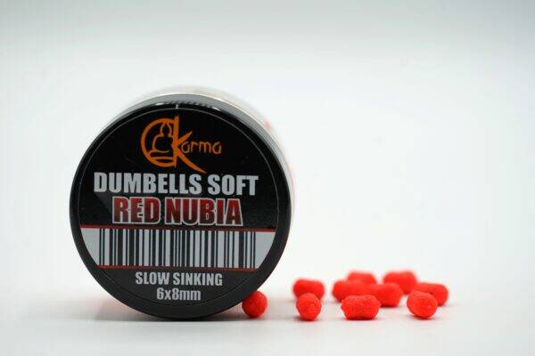 Karma Baits Soft Slow Sinking Red Nubia  6x8 mm