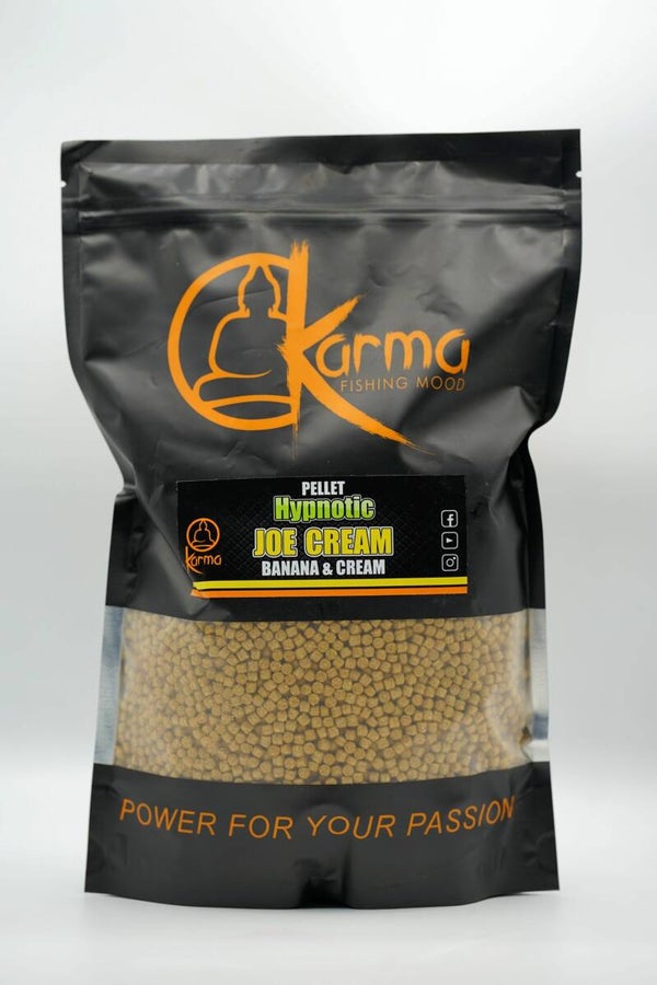 Karma Baits Pellet Hypnotic Joe Cream (banana&crema)2mm   900gr