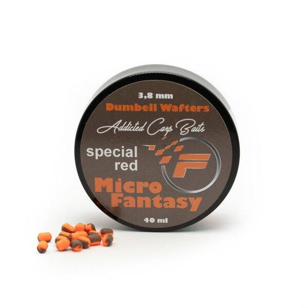 Addicted Carp Baits Wafters Dumbell Special Red  mm 3,8(bicolor)