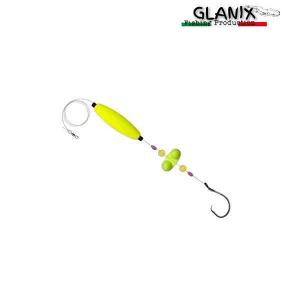 Terminale per Siluro,con biglie sonore e galleggiante ,amo9/0