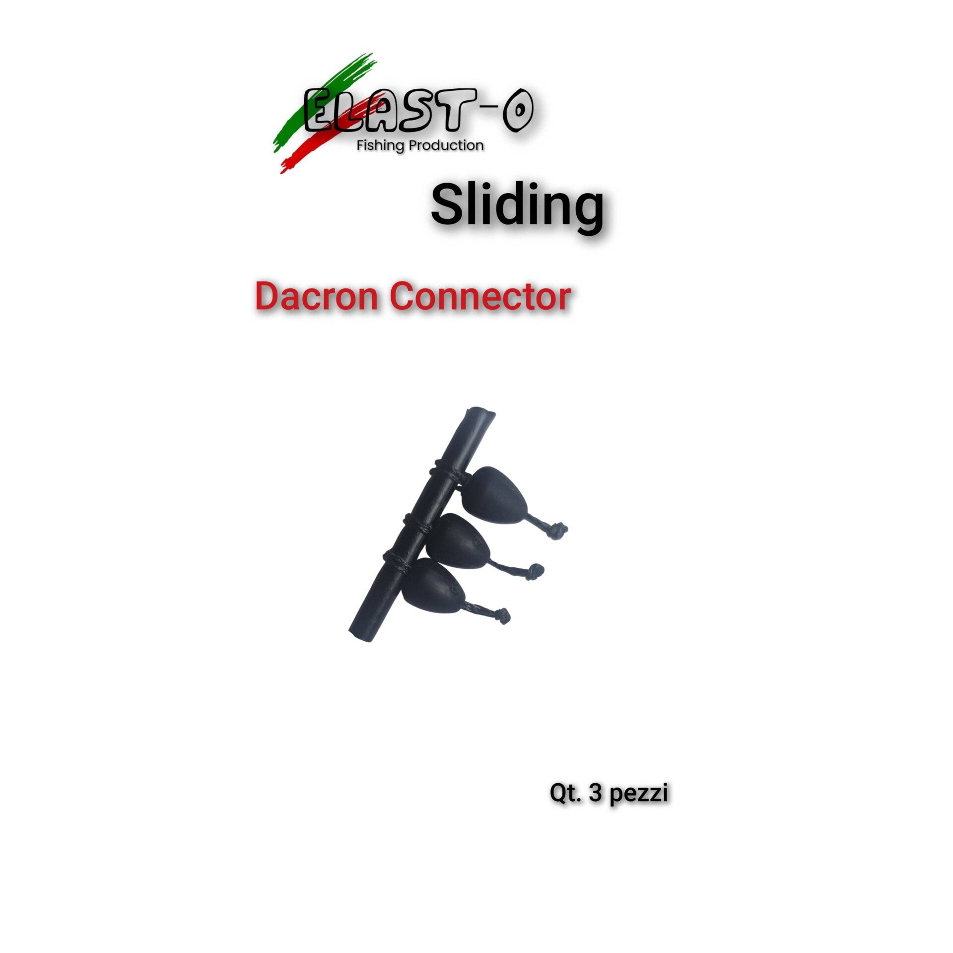 Elast-O Dacron Connector mf XL   Nero