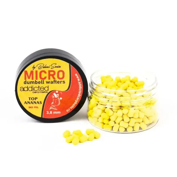 Addicted Carp Baits Micro Wafters Ananas 3,8 mm