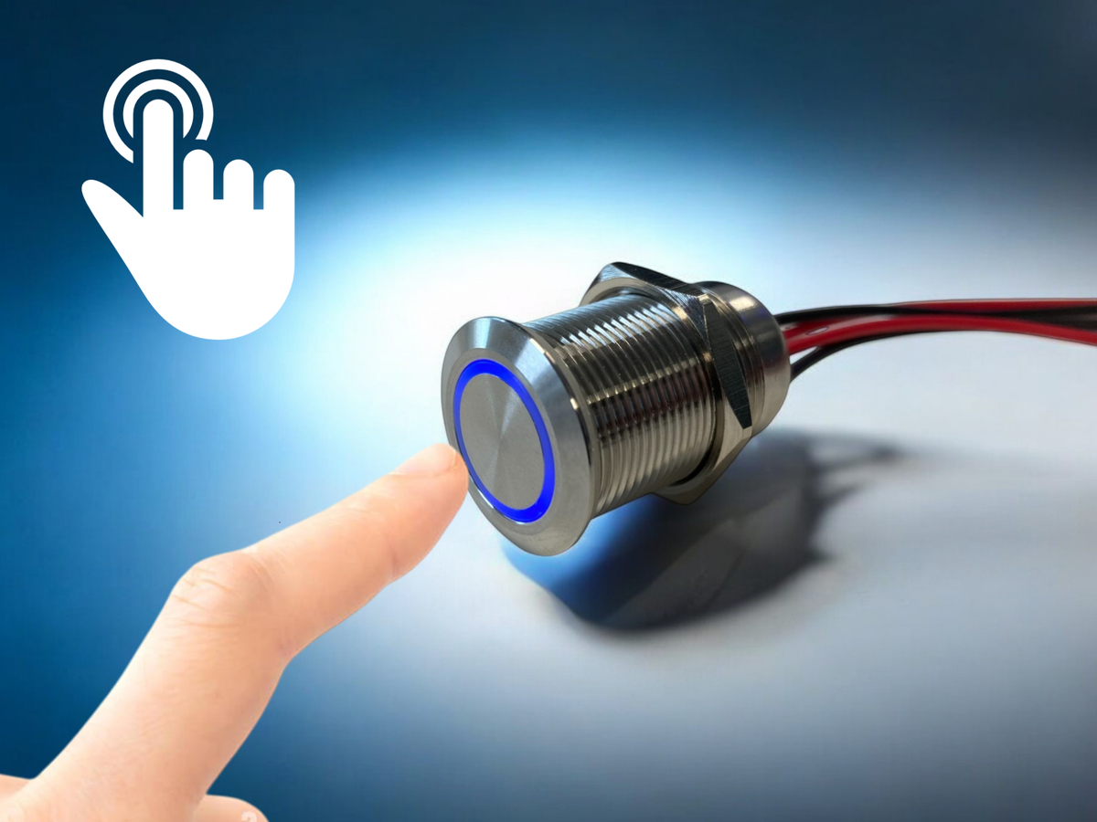 Temper Button 12V / 24V IP67 Dimmer touch button