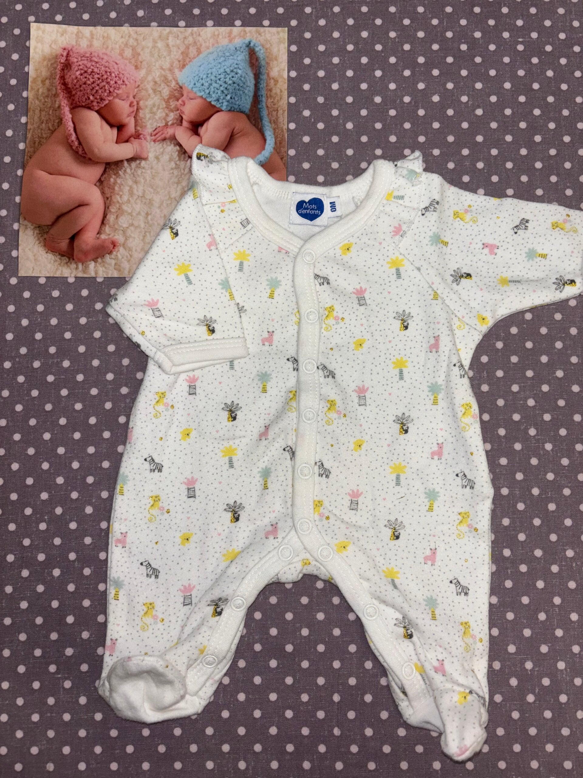 Naissance pyjama en coton MOTS D'ENFANTS