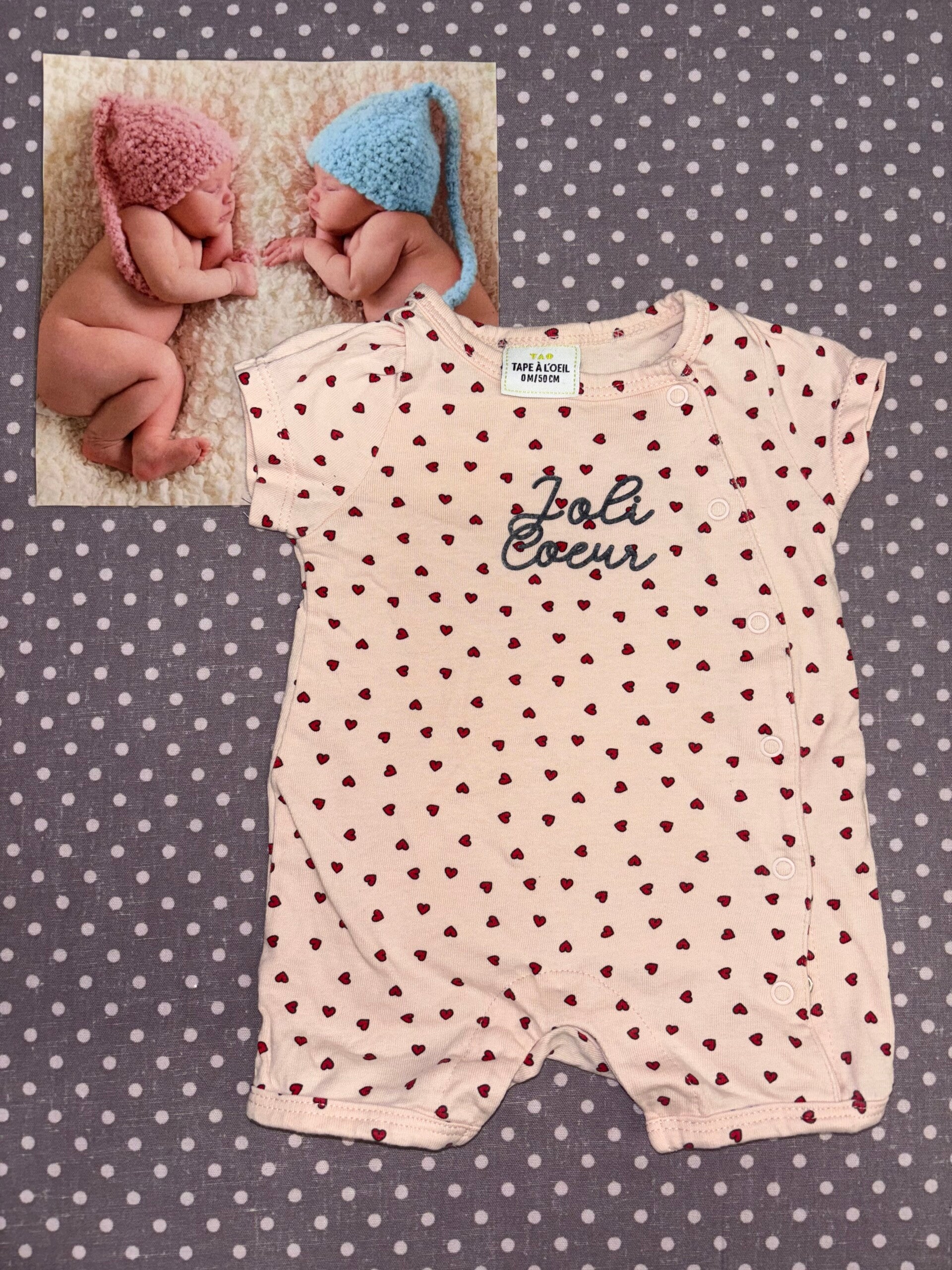 Naissance combinaison été TAPE A L'OEIL