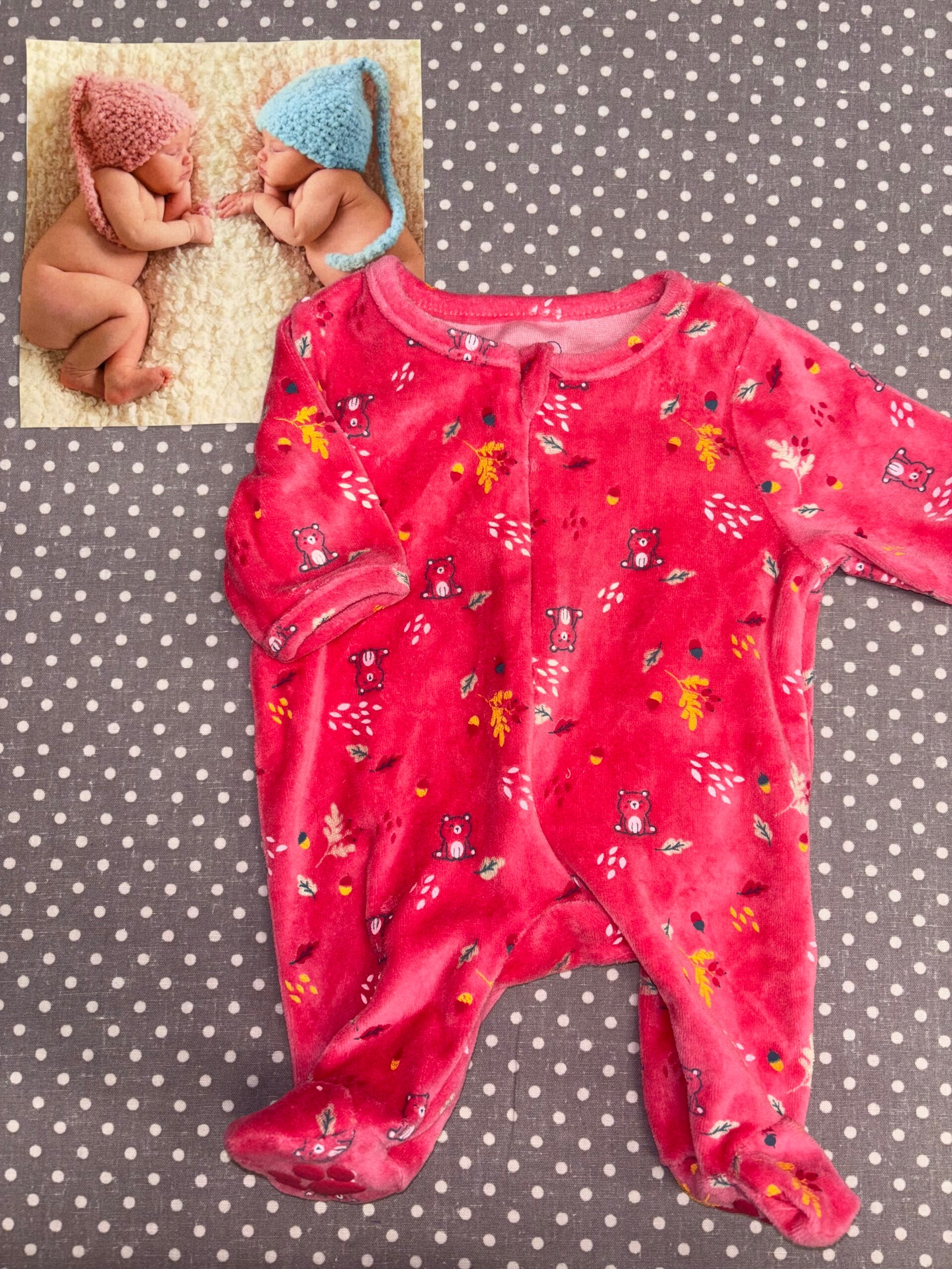 Naissance pyjama rose MOTS D'ENFANTS