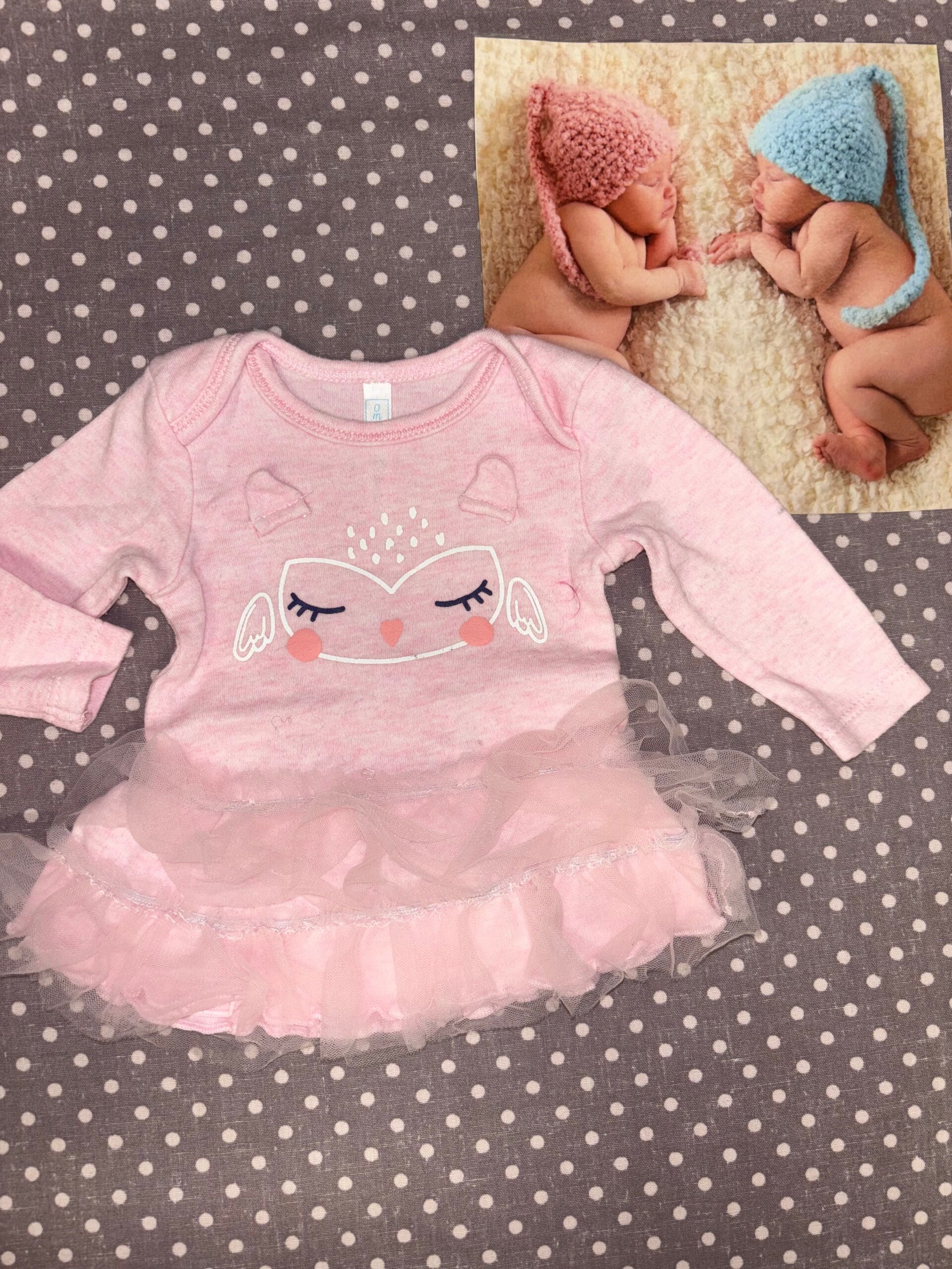 Naissance robe rose TEX