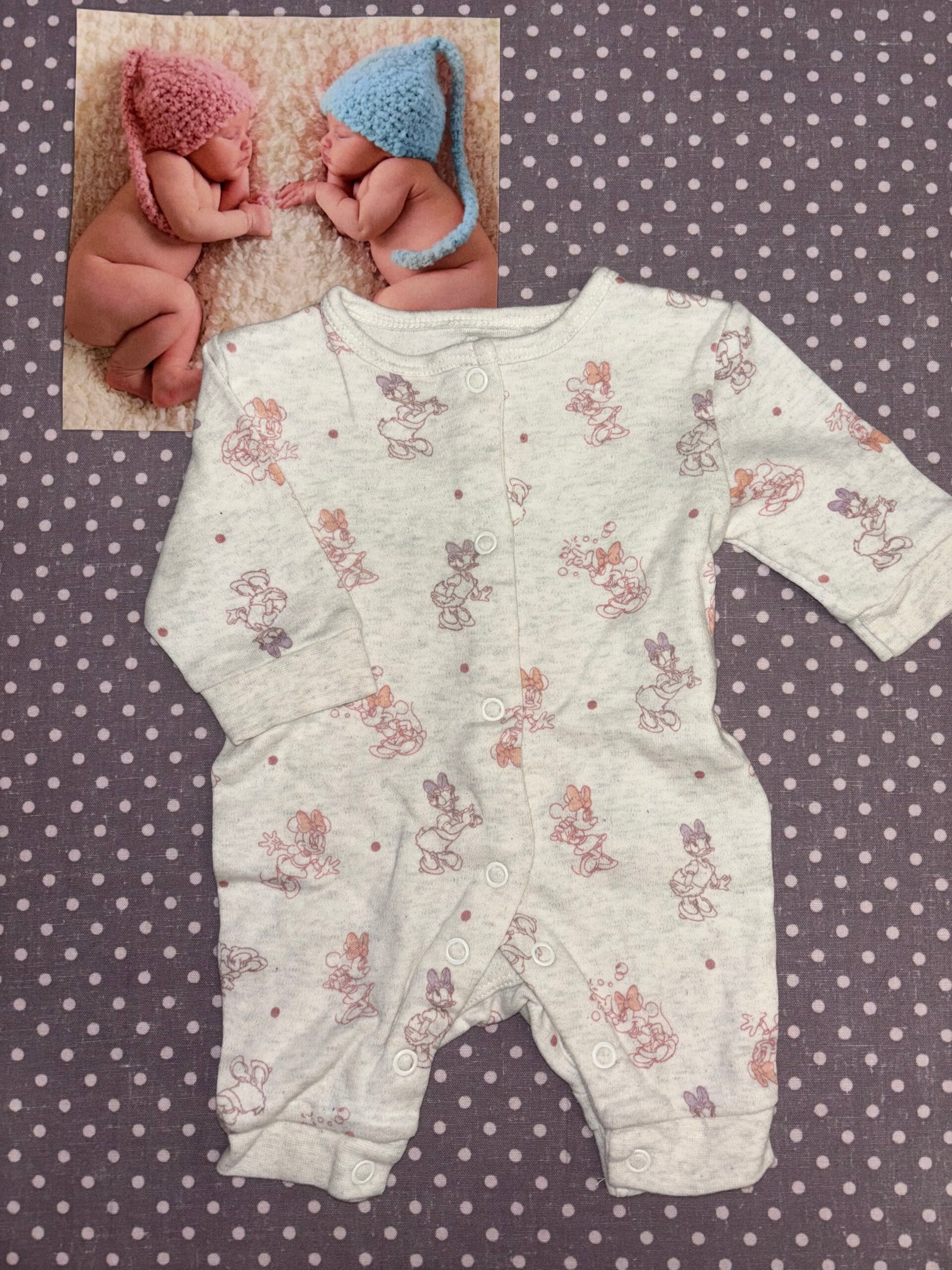 Naissance pyjama en coton sans pied DISNEY