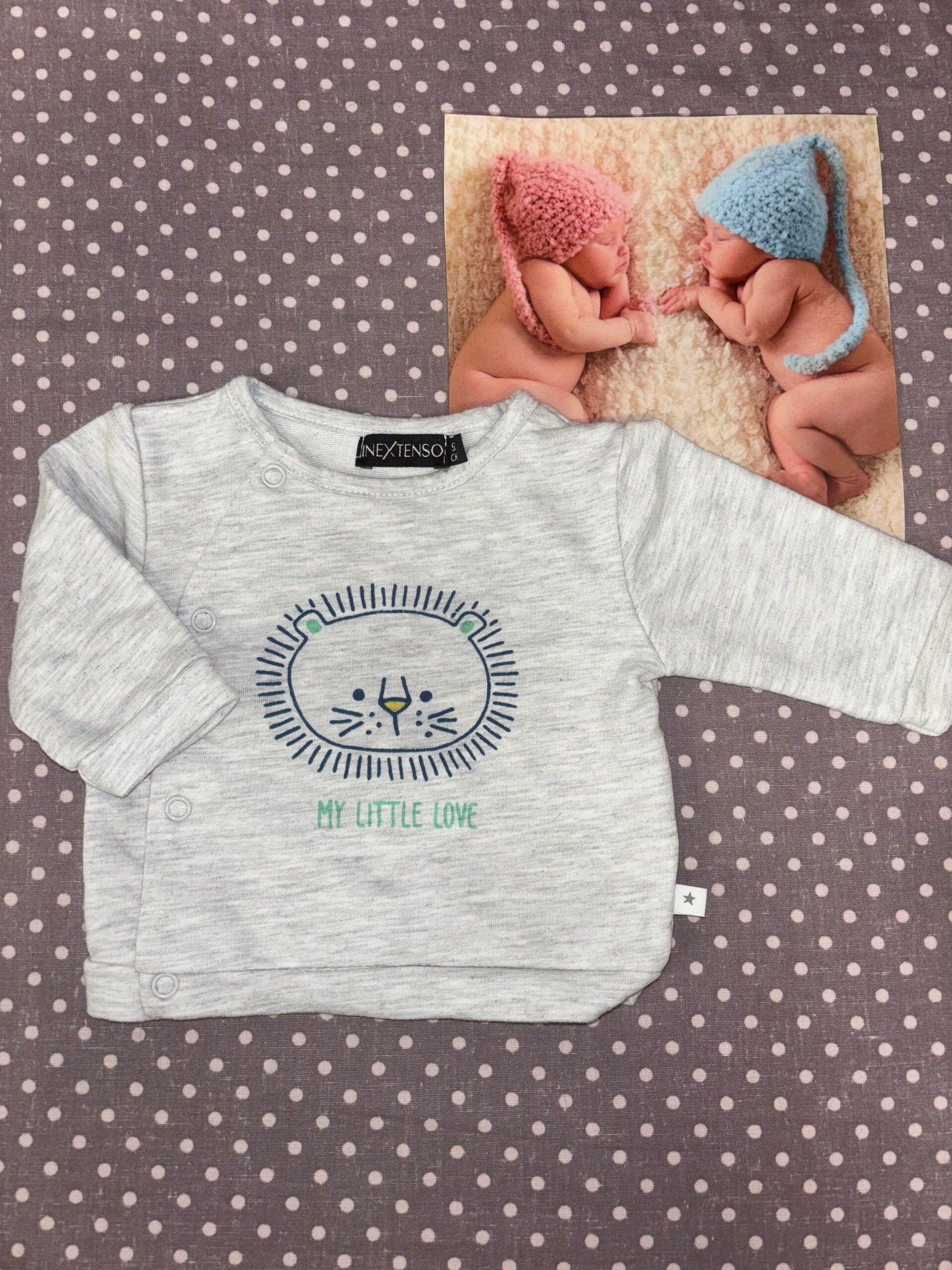 Naissance gilet en coton IN EXTENSO