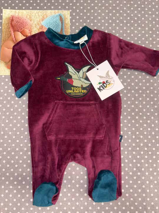 Naissance pyjama bordeau CHEVIGNON