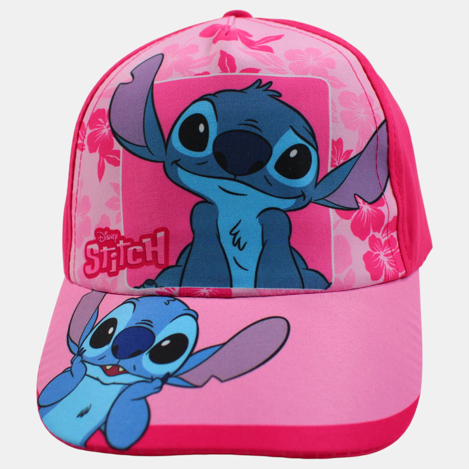 Casquette rose fushia stitch