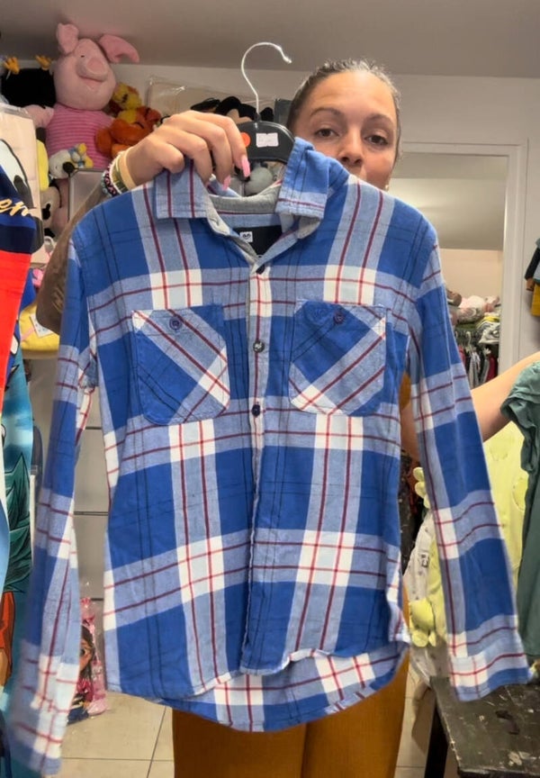 Article 27 : chemise bleu