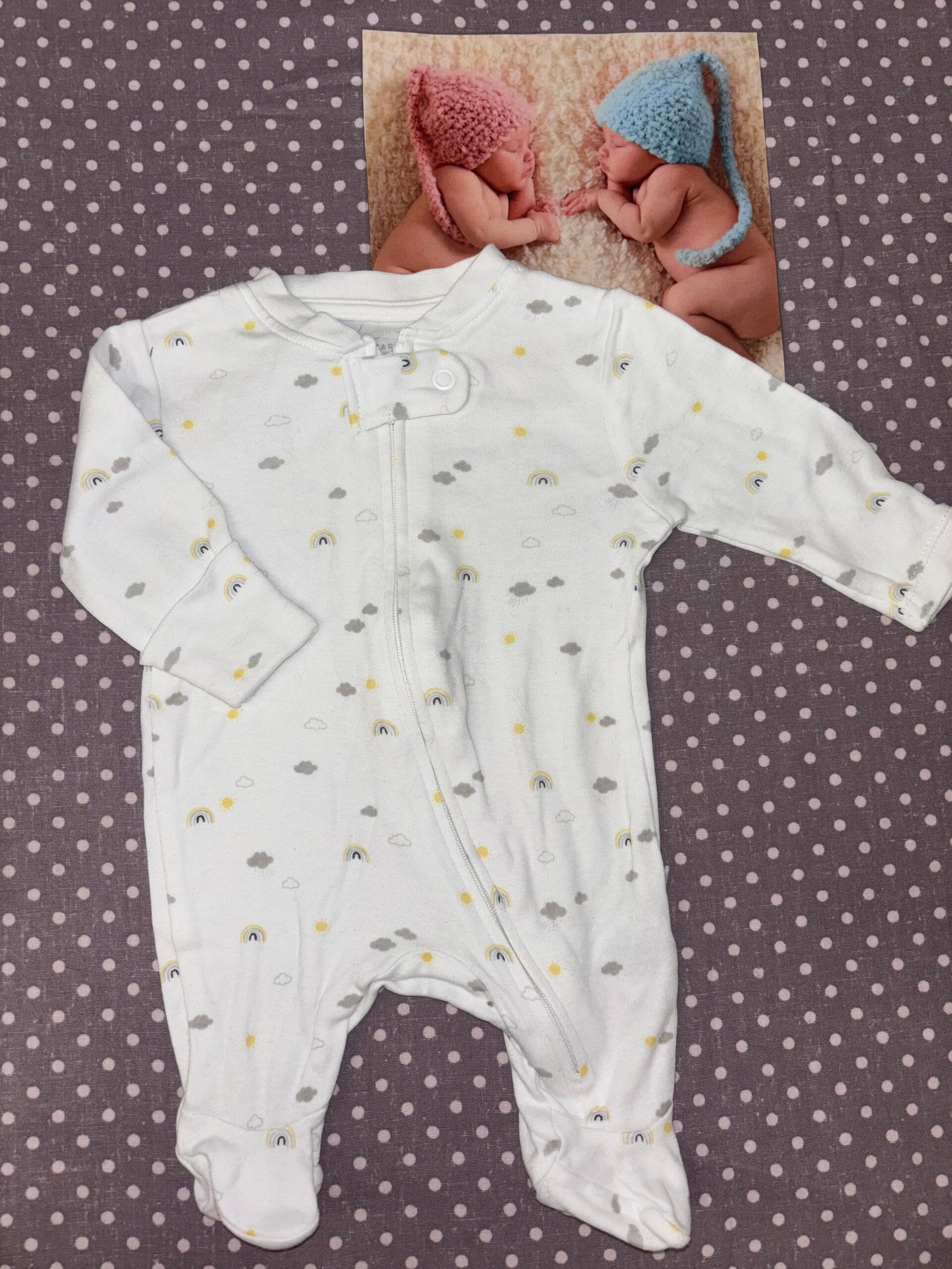 Naissance pyjama coton fermeture PRIMARK mixte