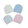 Bonnet simple CREME-BLEU-BLANC-ROSE