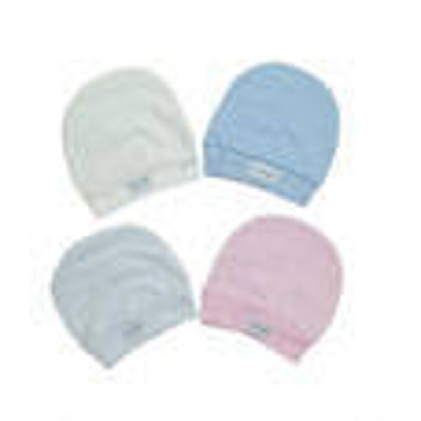 Bonnet simple CREME-BLEU-BLANC-ROSE