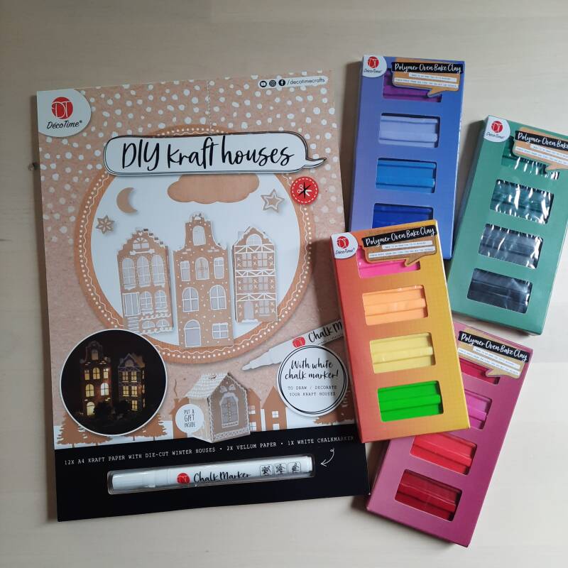 Sinterklaasdecoratie maken met knutselspullen van Action (Decotime crafts)