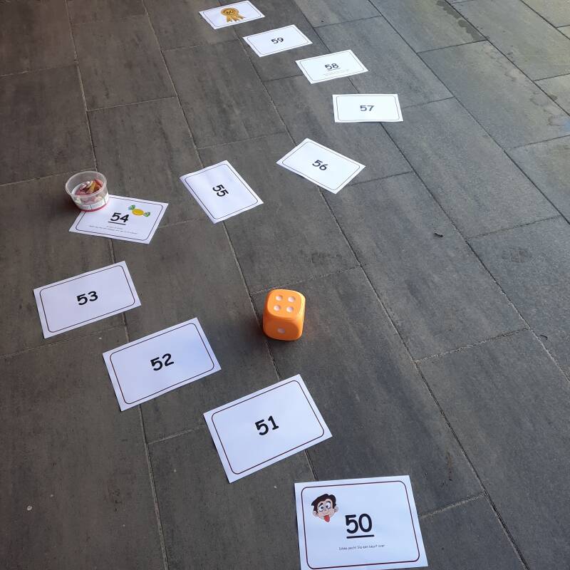 Levend ganzenbord XL printen voor kinderfeestje, basisschool of Koningsspelen