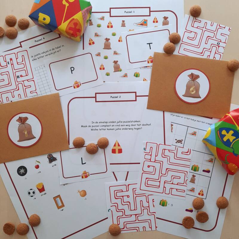 Originele ideëen en tips voor Pakjesavond. Speel een escaperoom spel of pak de cadeautjes extra leuk in!