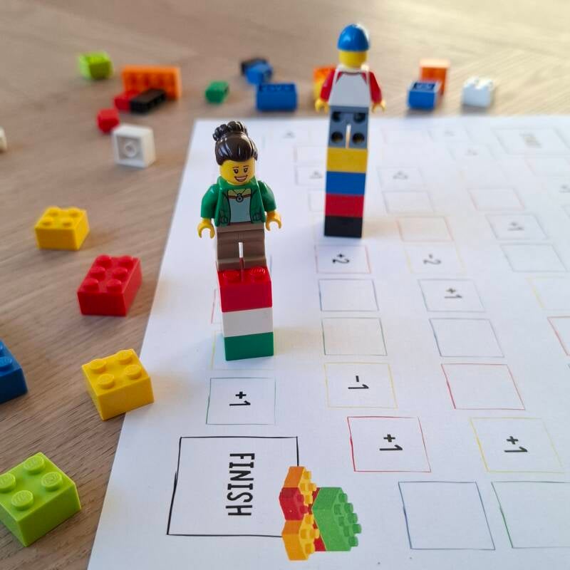 Bricks ganzenbord - Een printable spelletje voor een bricksfeestje (LEGOfeestje)