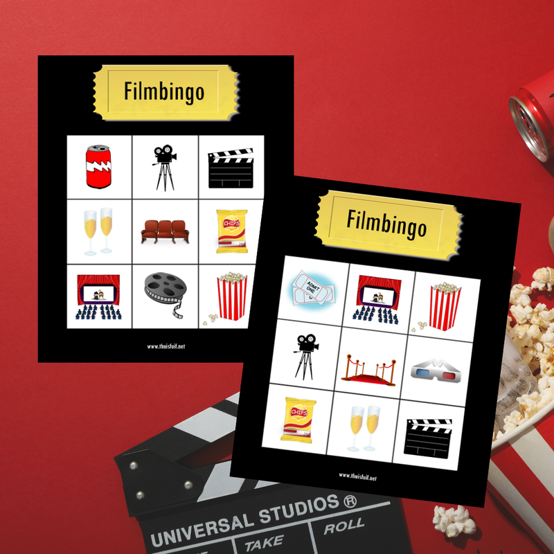 Filmbingo | bioscoop bingo | movie bingo | movie party