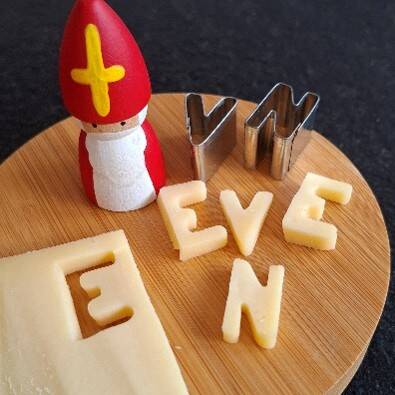 Sinterklaas kaasletters - net even anders dan chocoladeletters